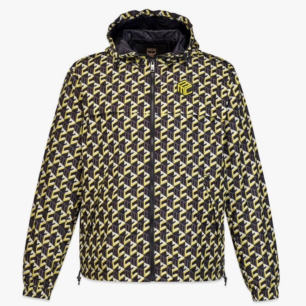 🎁 MCM Cubic Nylon Monogram Print Jacket